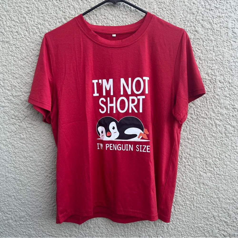 I’m not short I’m penguin sized shirt